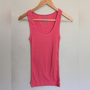 American Eagle Vintage Coral Long Tank Top Size M Y2K